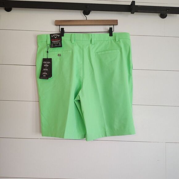Callaway Men’s Pro Spin 3.0 Shorts 9in Summer Green Size 40 Golf Bright Colorful - Picture 3 of 6